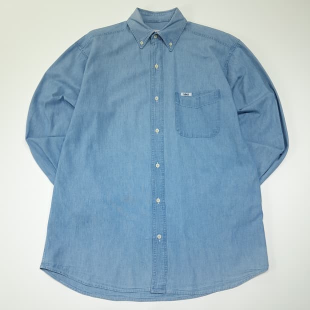 CL532 L 리 80s 유니온메이드 샴브레이 셔츠 남방