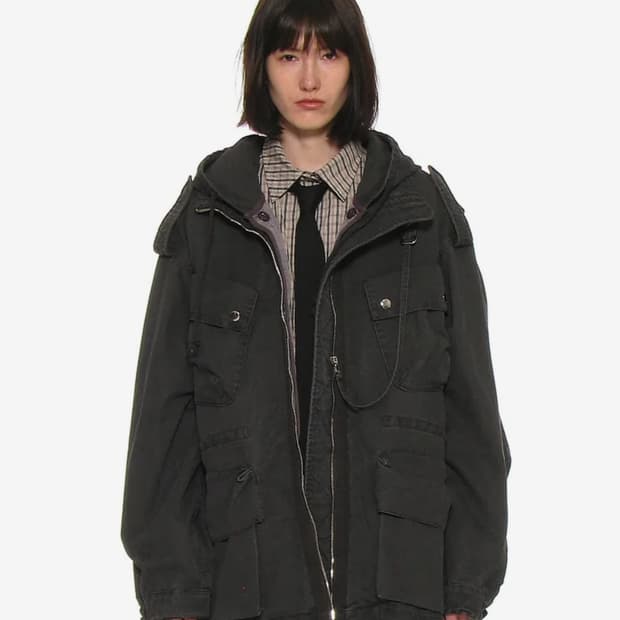 파르티멘토우먼 필드자켓 차콜구해요