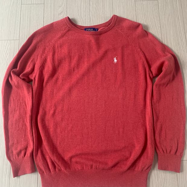 폴로 랄프로렌 핑크 니트 스웨