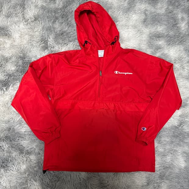 챔피온 경량 반집업 바람막이 M사이즈