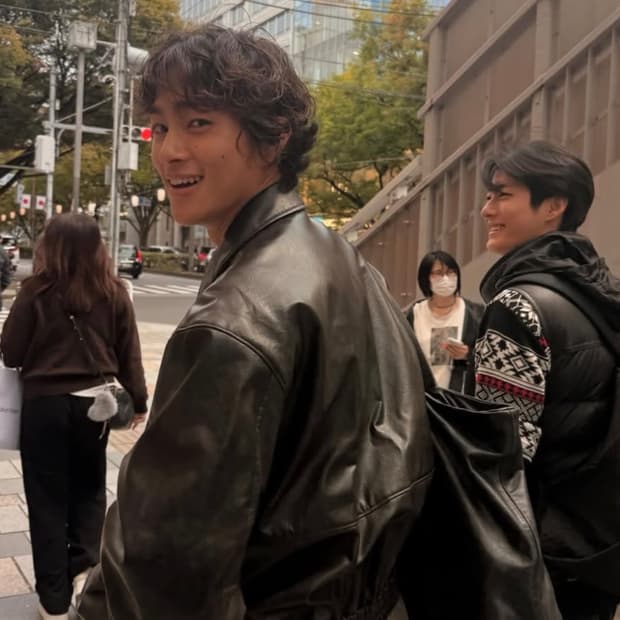 아모멘토 레더 자켓 S