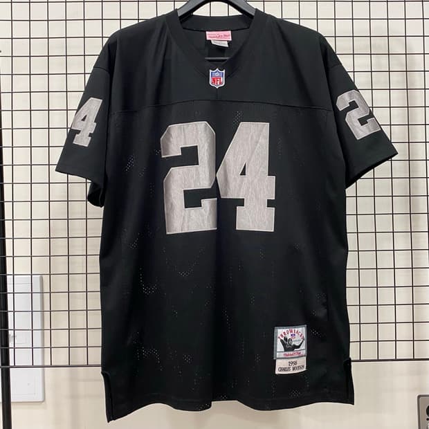 미첼앤네스 NFL 오클랜드 레이더스 찰스 우드슨 풋볼 져지