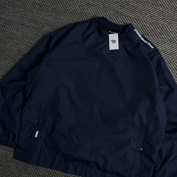 디스이즈네버댓 스펠로고 우븐 아노락 웜업y 3309