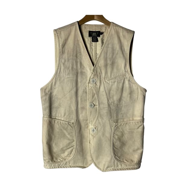 [RRL] 더블알엘 캔버스 헌팅 베스트