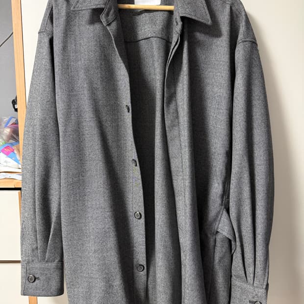 솔리드옴므 셔츠자켓  (오버셔츠) 남성 100