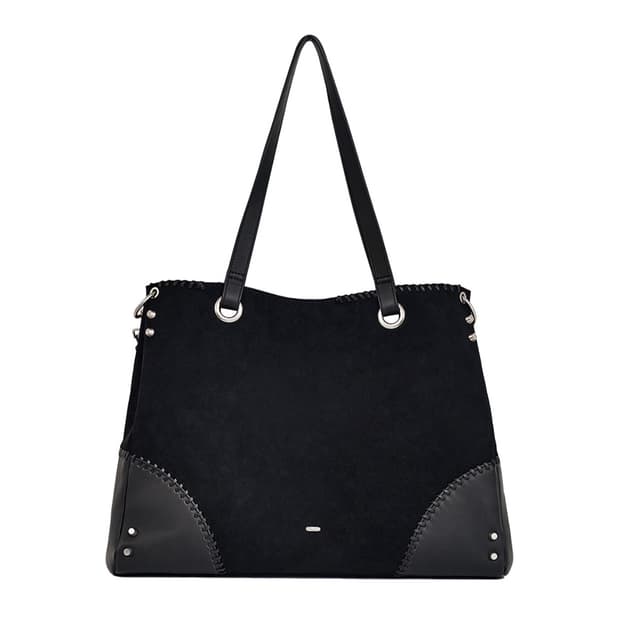 네거티브쓰리 투웨이 스웨이드 보스턴 백  Two-way Suede Bos