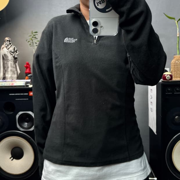 노스페이스 플리스반집업