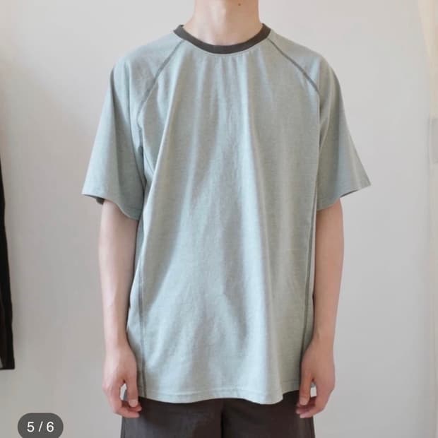 homly 스티치볼 져지 티셔츠 2size