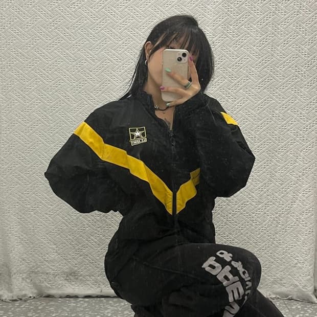 US ARMY APFU 올드스쿨 미군 바람막이 자켓 M C06768