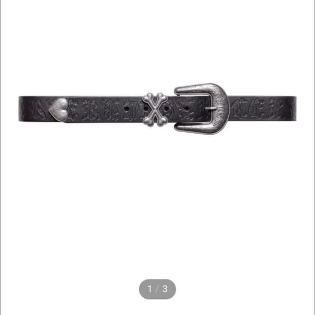 Racer worldwide leather Belt