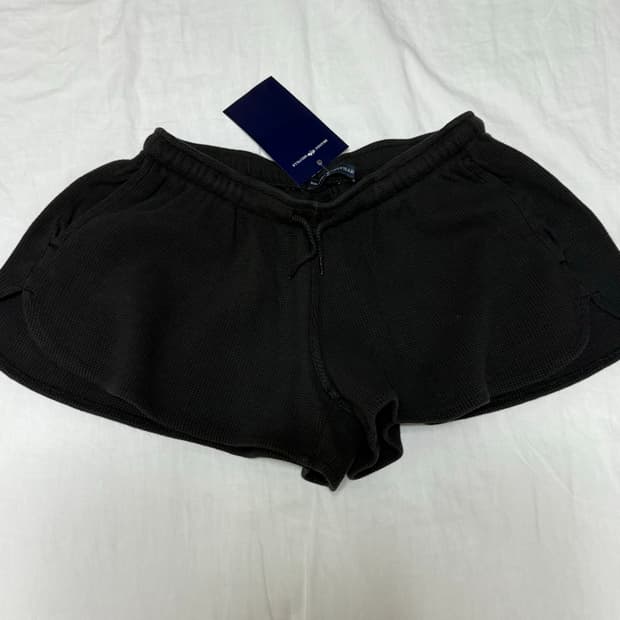 브랜디멜빌 와플 블랙 쇼츠 반바지