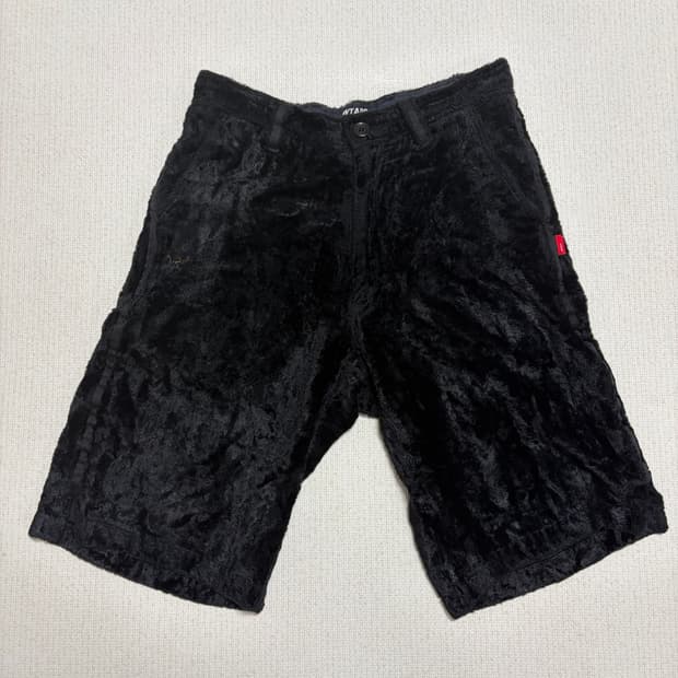 Wtaps 더블탭스 벨벳 반바지