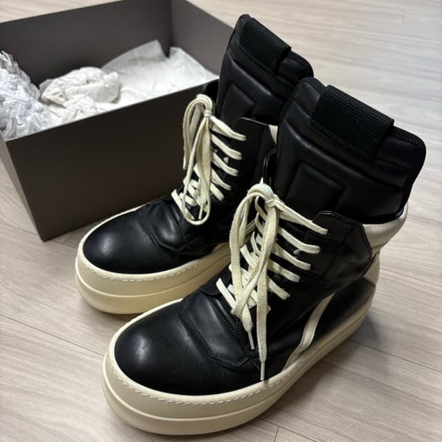 릭오웬스 메가범퍼 지오바스켓 41.5 사이즈