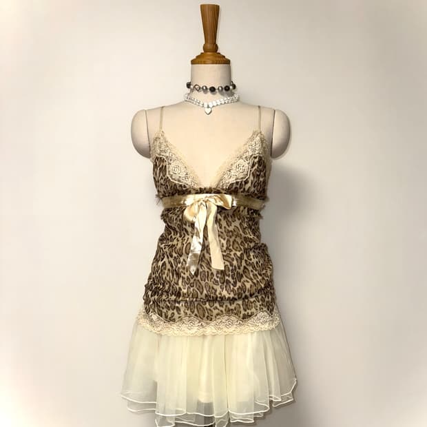 레오파드 리본 갸루나시