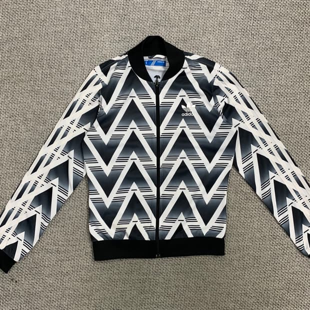아디다스 패턴 트랙탑 자켓 90