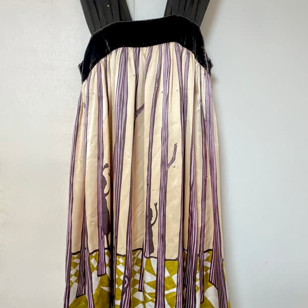 tsumori chisato silk slip dress