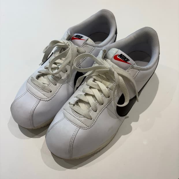 [250] 나이키 코르테즈 화이트 앤 블랙