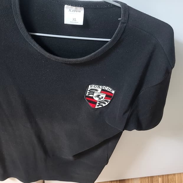 반팔 긴팔 1+1 머슬핏 티셔츠 포르쉐 커스텀 와펜 XL