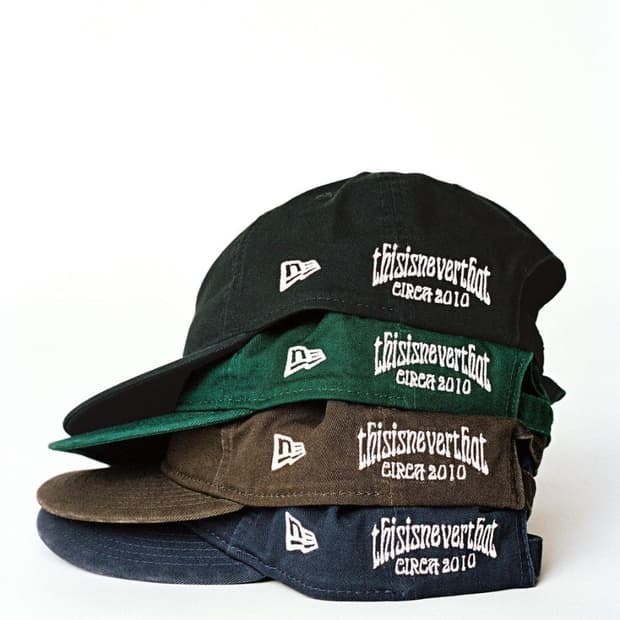 디스이즈네버댓 x 뉴에라 스트랩백 네이비