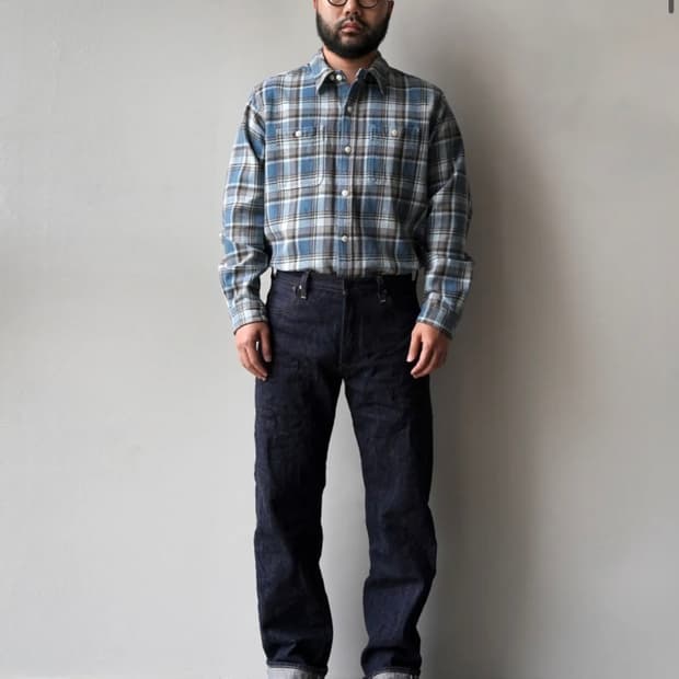 반츠 플란넬 셔츠 M 사이즈