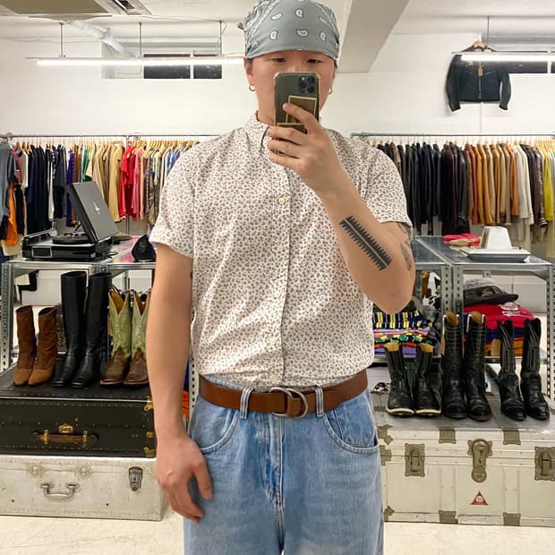 DENIM & SUPPLY floral shirt 폴로 데님앤서플라이