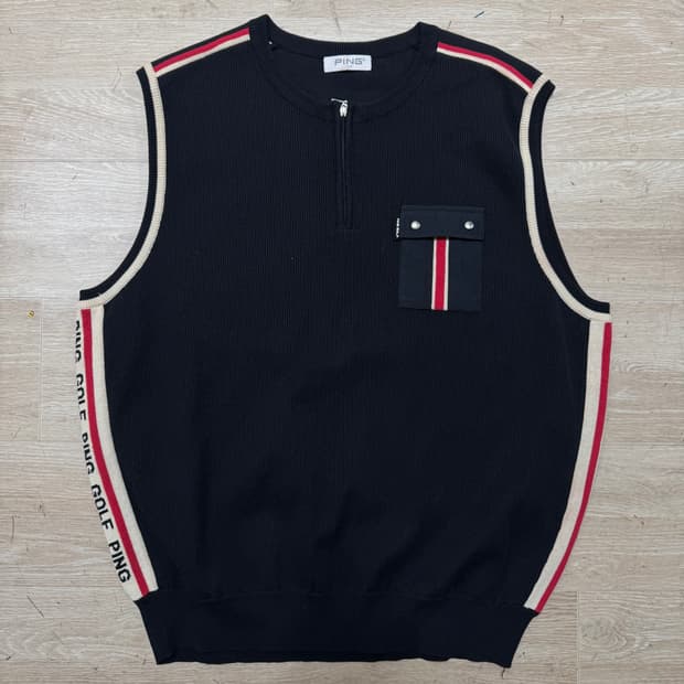핑 골프웨어 니트 베스트 조끼