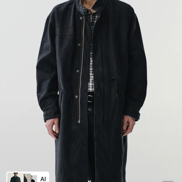 다이브인 m65 피쉬테일 블랙 1사이즈