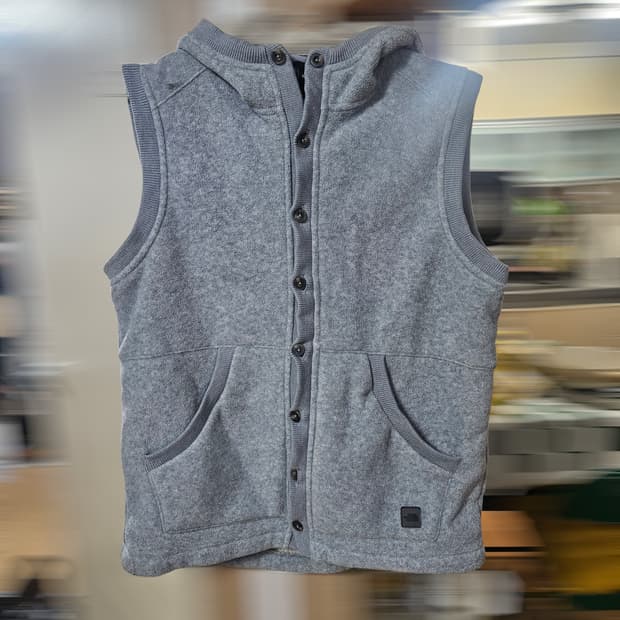 노스페이스 후드 베스트