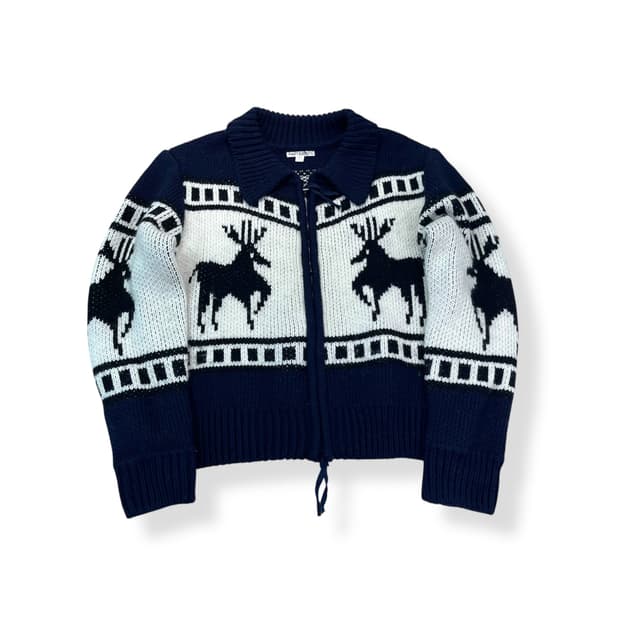 100 파르티멘토 양털 코위찬 집업