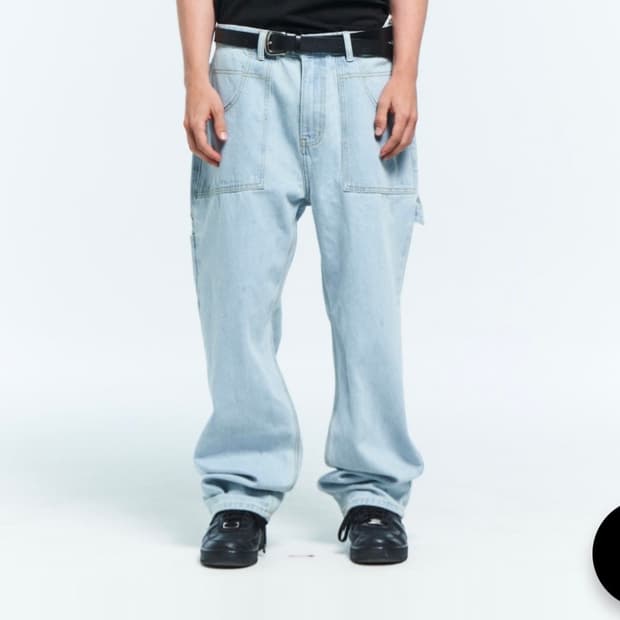 플라스틱프로덕트 데님 팬츠