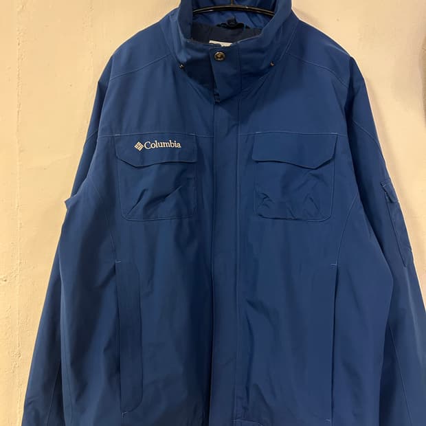 컬럼비아 고어텍스 블루 자켓 M (실측100)