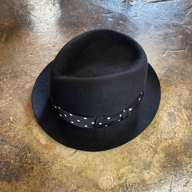 와코마리아 도트 중절모 hat