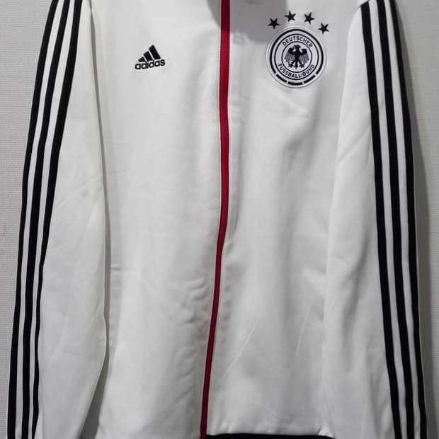 아디다스 독일 흰검 화이트 트랙탑 저지 져지집업 95