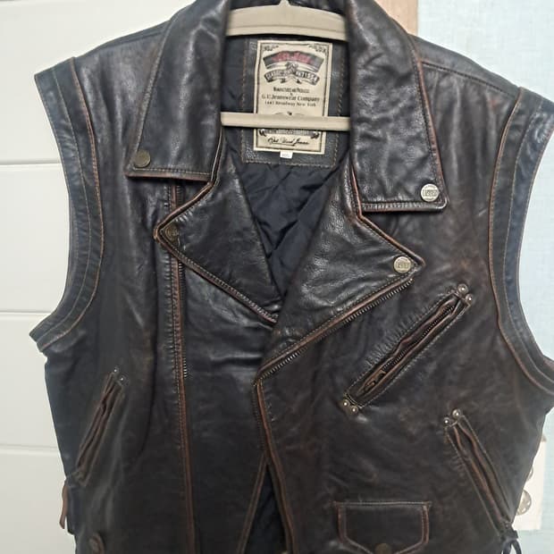 90's 겟유즈드 가죽베스트