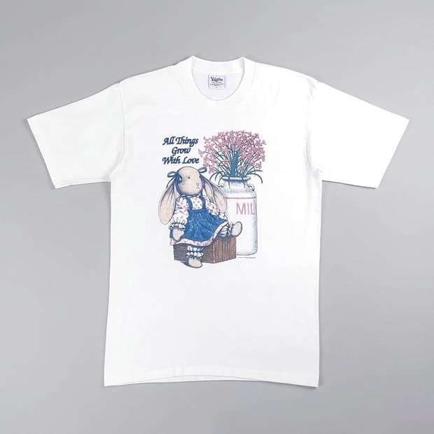 90년대 래빗 반팔 티셔츠 L