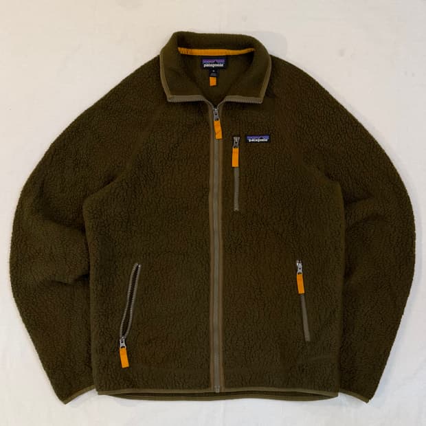 파타고니아 레트로 X 파일 플리스 자켓 카키 올리브