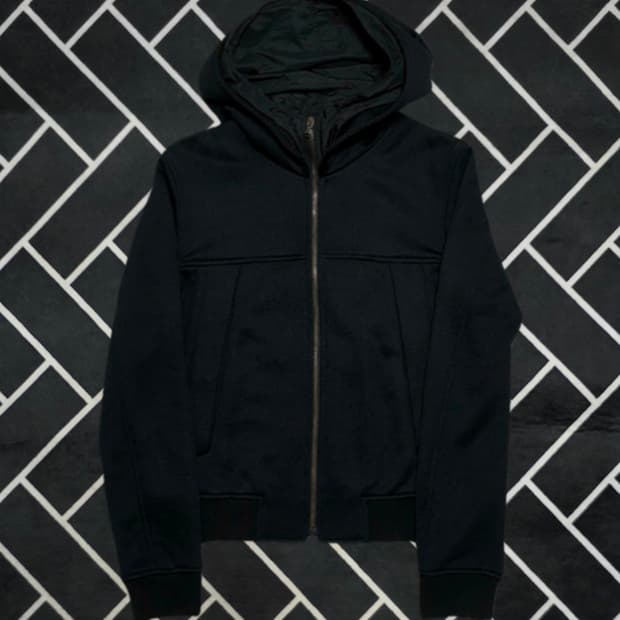 우영미 나일론 이중 후드집업 