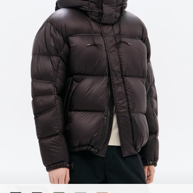 [50] Ten C 제이 피크 다크브라운 다운 패딩