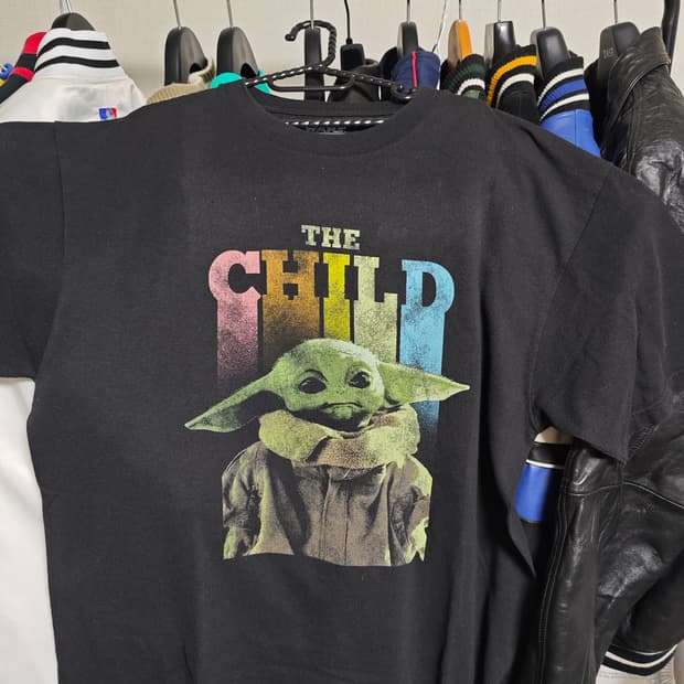 빈티지 스타워즈 요다 반팔