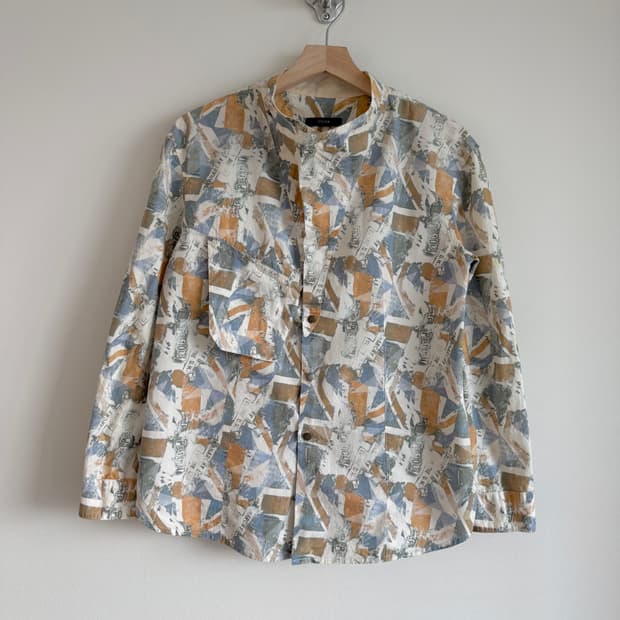 시스템(SYSTEM) 패턴 셔츠(한섬)