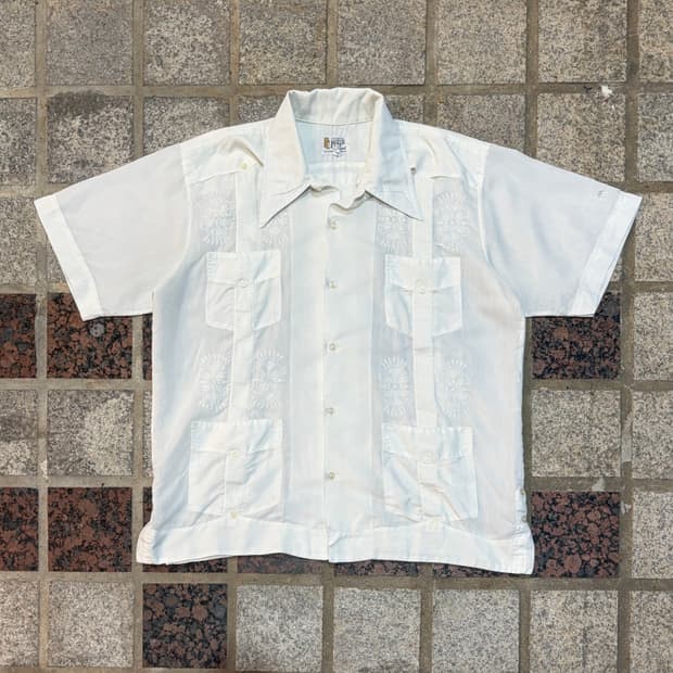 80s 빈티지 구아야베라 셔츠 (2XL)
