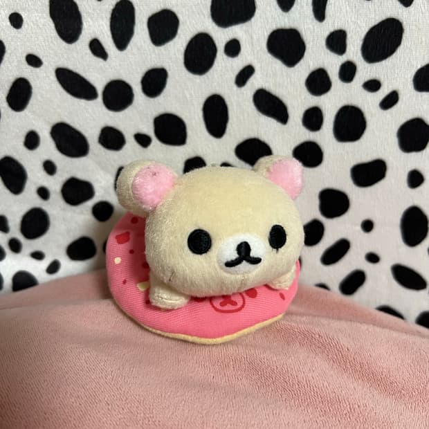 고전 코리락쿠마 도넛 인형 키링