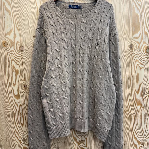 폴로 랄프로렌 케이블 니트