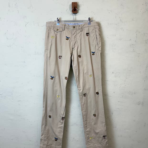 폴로랄프로렌 자수 치노팬츠