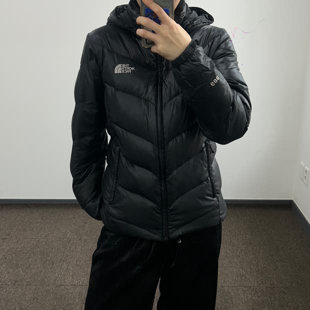 The north face 노스페이스 600 블랙 패딩