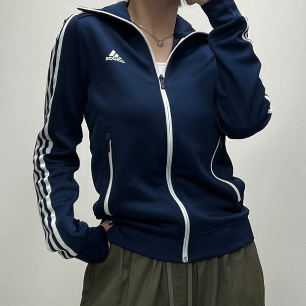 아디다스 트랙탑 져지 네이비 100 [041604]