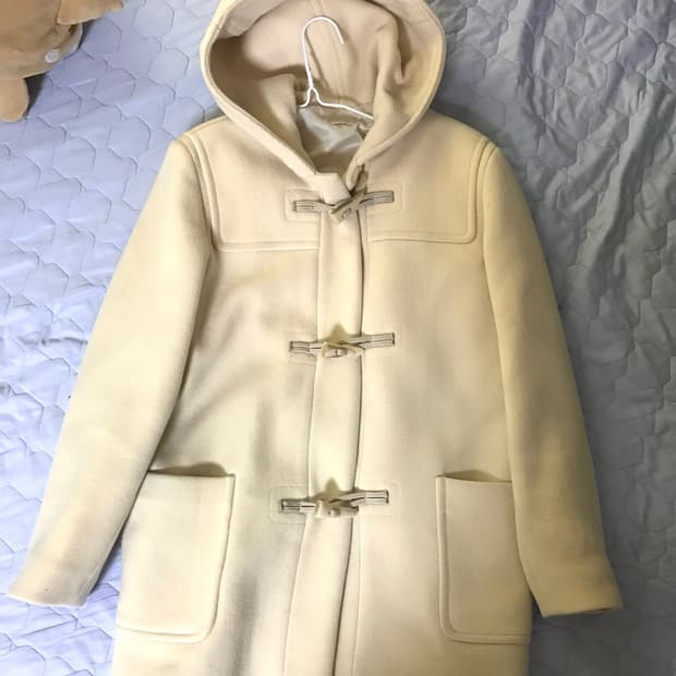 아이보리 더플코트