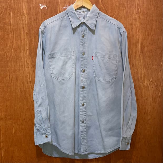 (S) Levis 리바이스 데님 셔츠 그레이