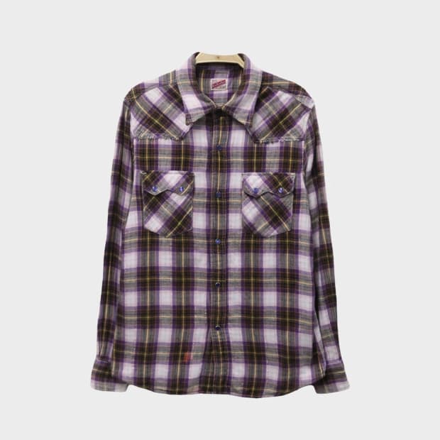 NAVER SEEN THING 체크 셔츠 63739