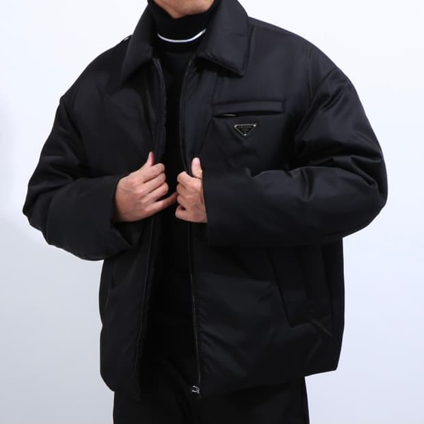 [XL] 프라다 나일론 포코노 패딩 자켓 블랙(SGN882)